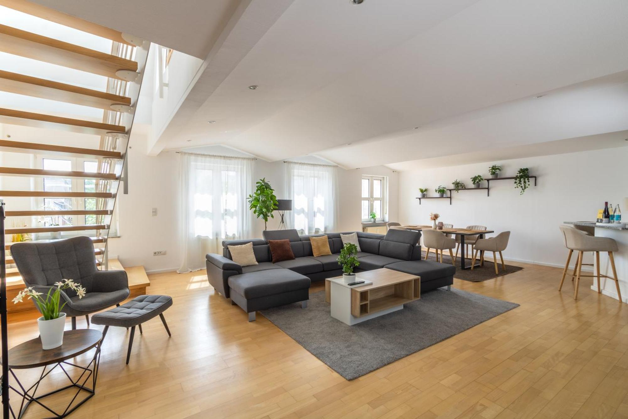 Penthouse-Maisonette - City Center, Highspeed Internet, Garage Вормс Экстерьер фото